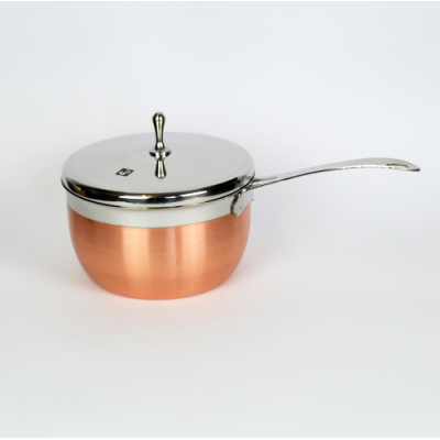 Sonu Stainless Steel Sauce Pan with Copper Bottom & Lid 14.5cm 1000ml
