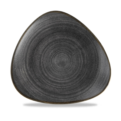 Churchill Stonecast Raw Black Lotus Plate 10"