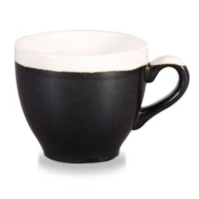Churchill Monochrome Onyx Black Espresso Cup 3.5oz (Pack 12)