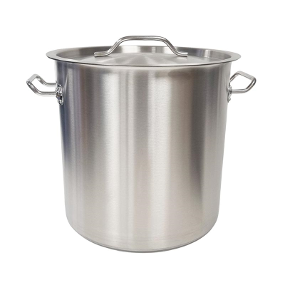 Professional Stainless Steel Deep Stock Pot 30cm, 21 Litres