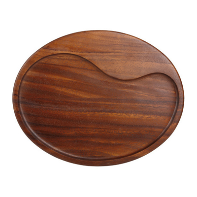 Art De Cuisine Wooden Oval Board 11.5"x 9.2" (Pack 4)