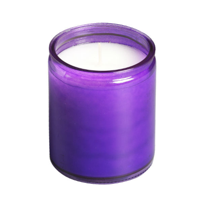 Bolsius Starlight Purple Jar Candles 50 Hour Burn Time (Pack 8)