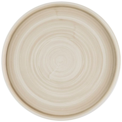 Churchill Stonecast Canvas Natural Walled Plate 10.25" (Pack 6)