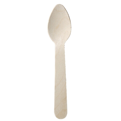 Disposable Wooden Tea Spoons 110mm (Pack 100)