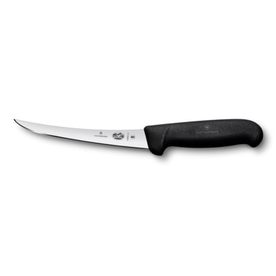 Victorinox Fibrox Handle Boning Knife with Narrow Curved Blade 12cm
