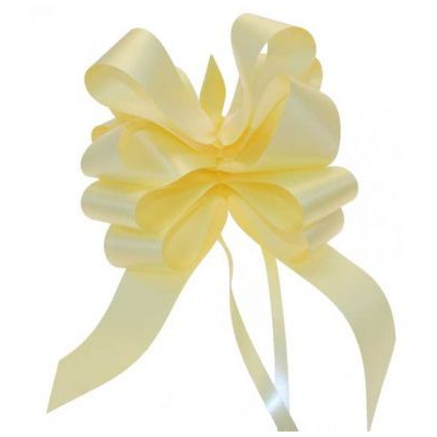 Pullbow 50mm Light Yellow (Pack 20)