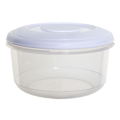Whitefurze Round Food Storage Box / Container 1 Litre