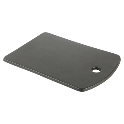 Rustico Carbon Flat Tray with Hole 30 x 21cm