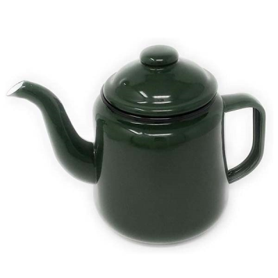Falcon Green Enamel Tea Pot 14cm / 1.5 Litre