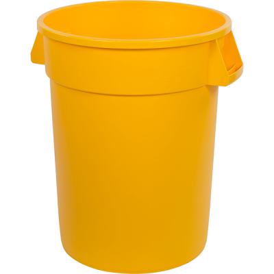 Bronco Yellow Round Ingredient Bin Food Container 121 Litre