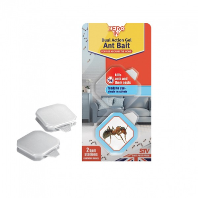 ZERO IN Dual Action Gel Ant Bait - Twin Pack