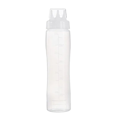 Araven White Tripple Nozzle Sauce Bottle 75cl / 26oz