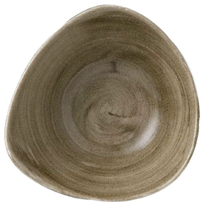 Churchill Stonecast Patina Antique Taupe Lotus Bowl 7" (Pack 12)