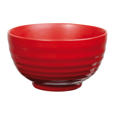 Art De Cuisine Rustics Red Glaze Ripple Deli Bowl 40oz (Pack 6)