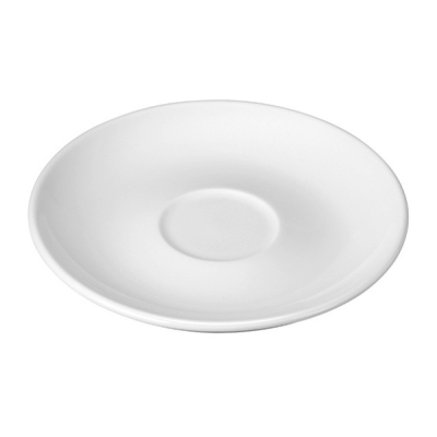 Churchil White Ultimo Coupe Saucer 6.25"