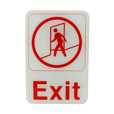 DBL Sign Exit 6"x9"