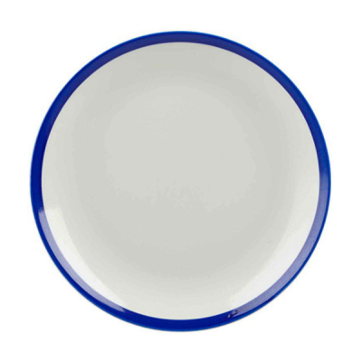 Churchil Retro Blue Coupe Plate 6.5" (Pack 12)