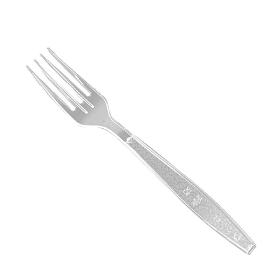 Disposable Plastic Clear Fork (Pack 24)