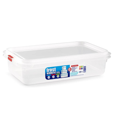 Plasticforte Gastronorm 1/4 Food Storage Container & Lid 1.65 Litres