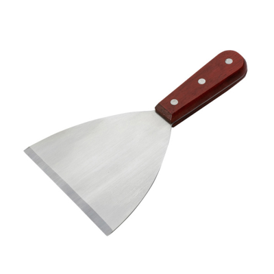 Wooden Handle Pan Scraper 10cm Blade
