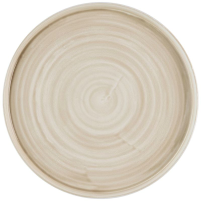 Churchill Stonecast Canvas Natural Walled Plate 11" (Pack 6)