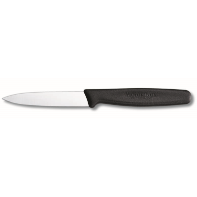 Victorinox Polypropylene Paring Knife with Pointed Tip in Black 8cm