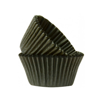 Black Muffin Cases (Pack 50)