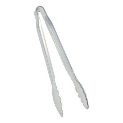 Polycarboante Tong Clear 9"