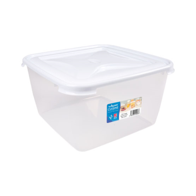 Whatmore Cuisine 15L Food Box Clear Base with Ice White Lid
