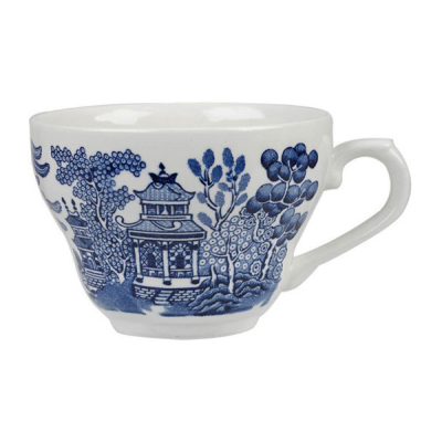 Churchil Vintage Prints Blue Willow Georgian Tea Cup 7oz