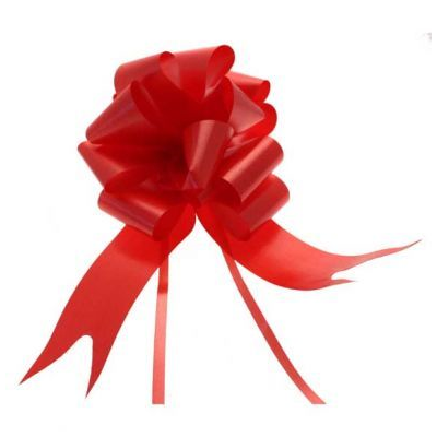 Pullbow 50mm Red (Pack 20)
