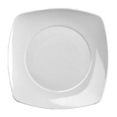 Art De Cuisine Menu Porcelain Square Plate 11.75" (Pack 6)