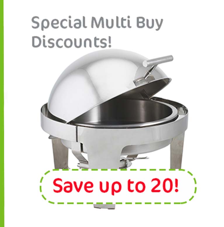 Discount on chafing dishes