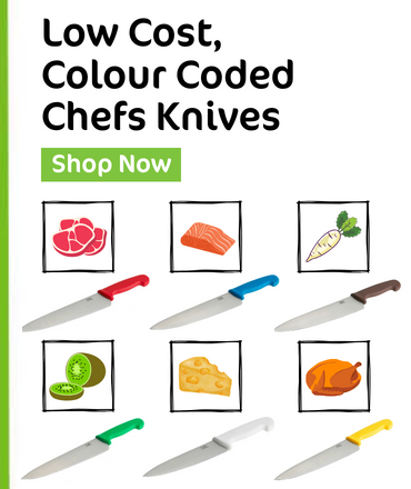 Chef's Colour Coded Knives