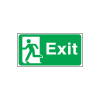 Self Adhesive Exit Man Left Sign