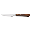 Tramontina Medium Polywood Handled Steak Knife 22cm, Pointed Tip, Serrated Edge, Brown
