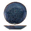 Genware Terra Porcelain Aqua Blue Organic Coupe Bowl 26.5cm