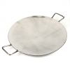 Round Stainless Steel Tawa With Handle 20"
