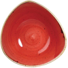 Churchill Stonecast Berry Red Lotus Bowl 6" (Pack 12)
