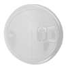 Gourmet Clear Plastic Flat Sip-Thru Lid (Pack 50)