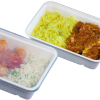 Bagasse White Rectangular Container with PET Lid 650ml (Pack 50)