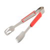 Genware Plastic Handle Buffet Tongs Red