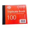 Pukka Triplicate Book 104mm x 130mm Plain Ruled (6904)