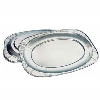 Aluminium Oval Foil Platter Embossed 35x24cm (Pack 5)