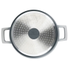 MasterClass Cast Aluminium Casserole Dish Grey Ombre 24cm/4Litre Bottom