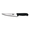 Victorinox Fibrox Handle Boning Knife Stright Wide Blade in Black 15cm