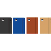 Easynote A5 Soft Touch Notebook 4 Rustic Colours