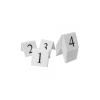 White Table Numbers Set 71-80