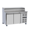 Blizzard HBC2EN 2 Door Refrigerated Prep Counter holds 6x1/3 GN not included (282 Litre)