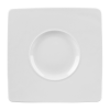 Alchemy Ambience White Wide Rim Square Plate 8.25" (Pack 6)